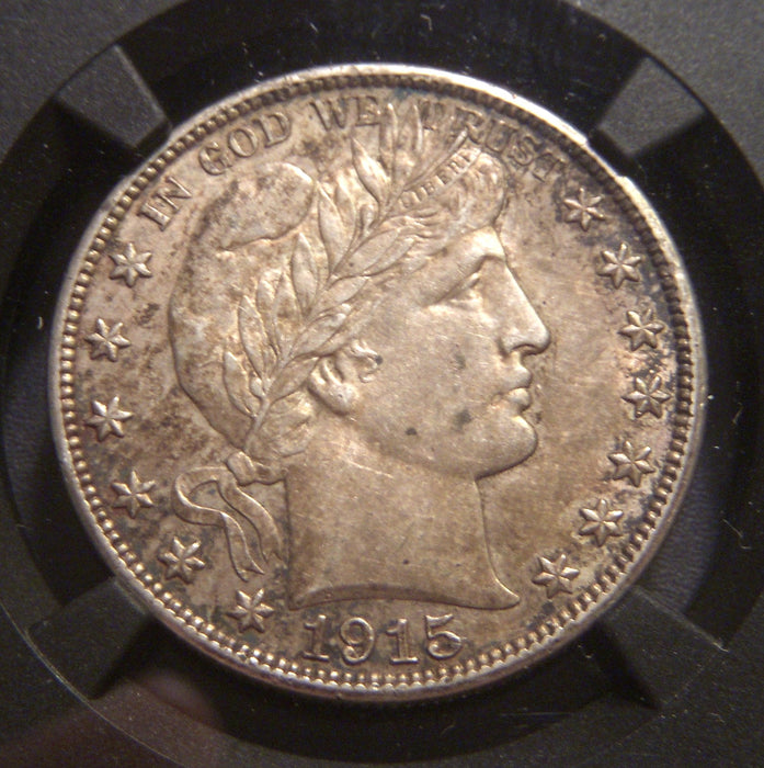 1915-D Barber Half Dollar - NGC AU58