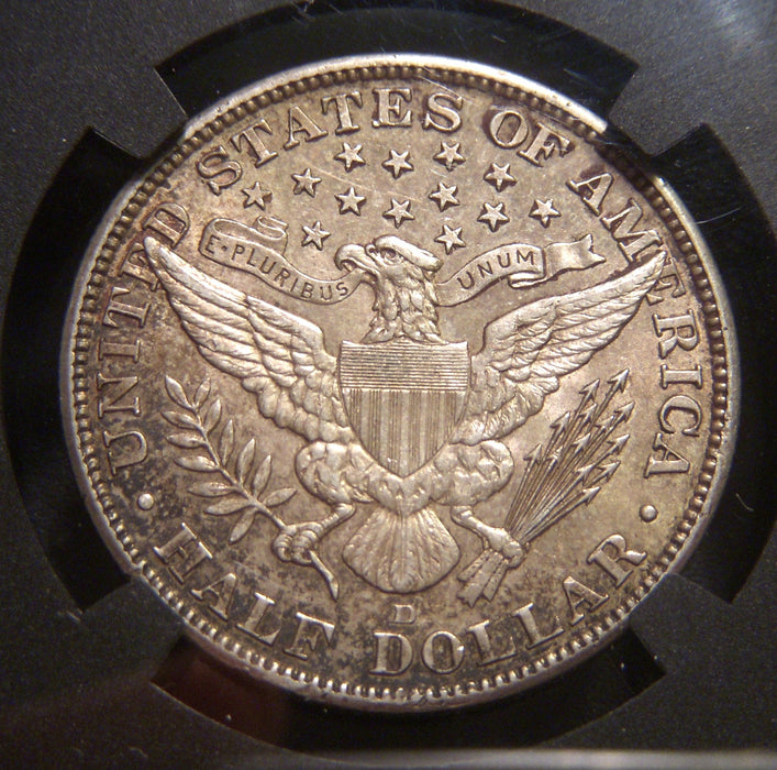 1915-D Barber Half Dollar - NGC AU58