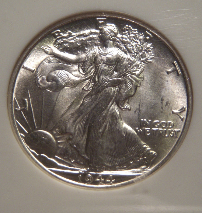 1944-D Walking Half Dollar - NGC MS64