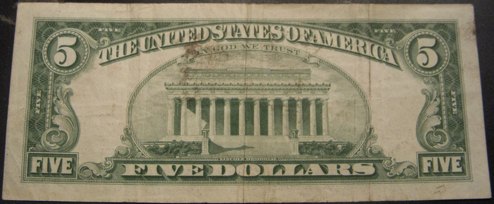 1963 $5 United States Note - FR# 1536