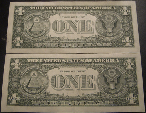 1981 (G) $1 Federal Reserve Note - FR# 1911G