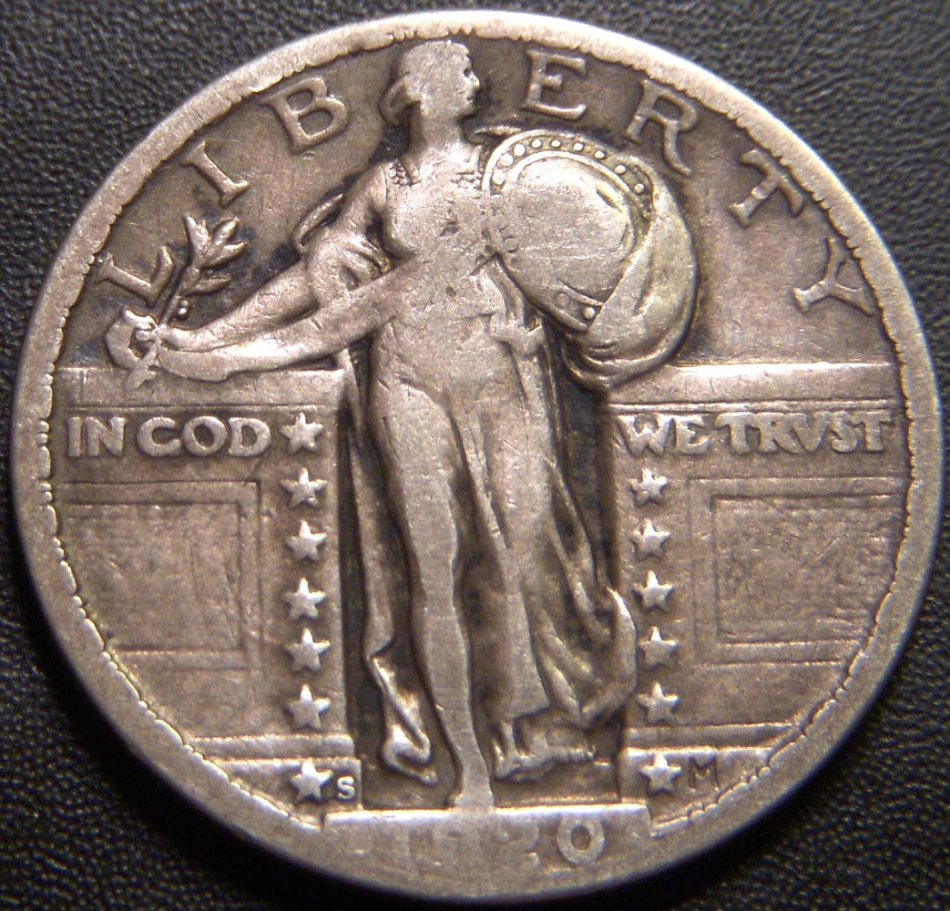 1920-S Standing Quarter - Fine