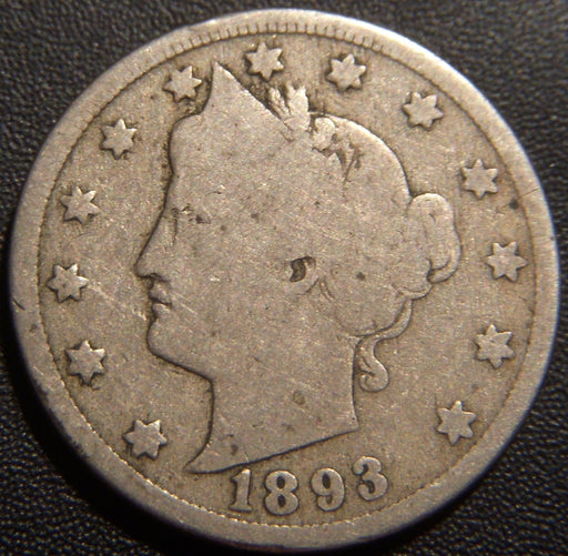 1893 Liberty Nickel - Good
