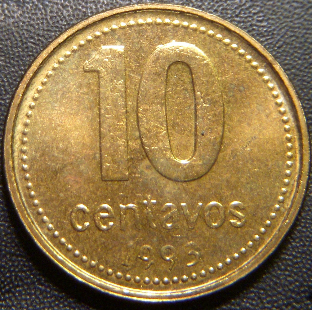 1993 10 Centavos - Argentina