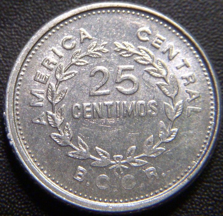 1989 25 Centimos - Costa Rica