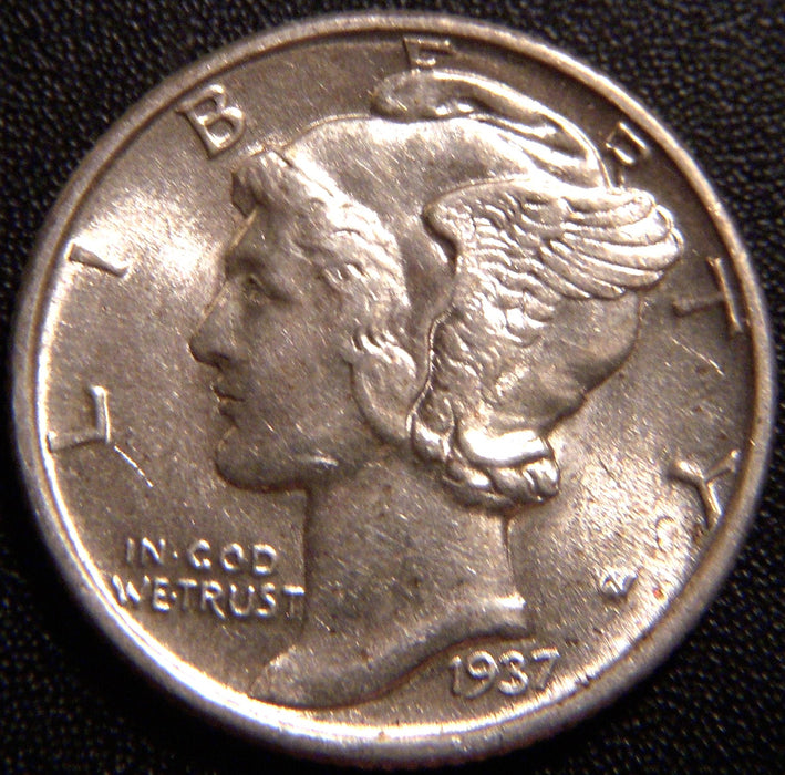 1937 Mercury Dime - Uncirculated