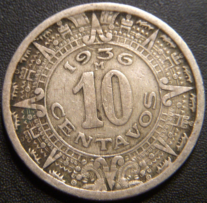 1936 10 Centavos - Mexico