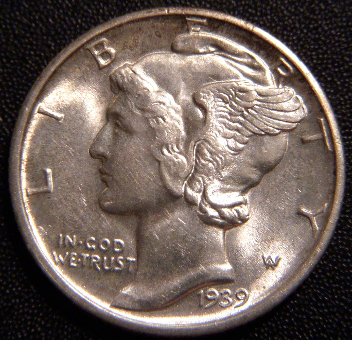 1939-D Mercury Dime - Uncirculated