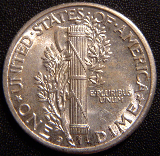 1939-D Mercury Dime - Uncirculated