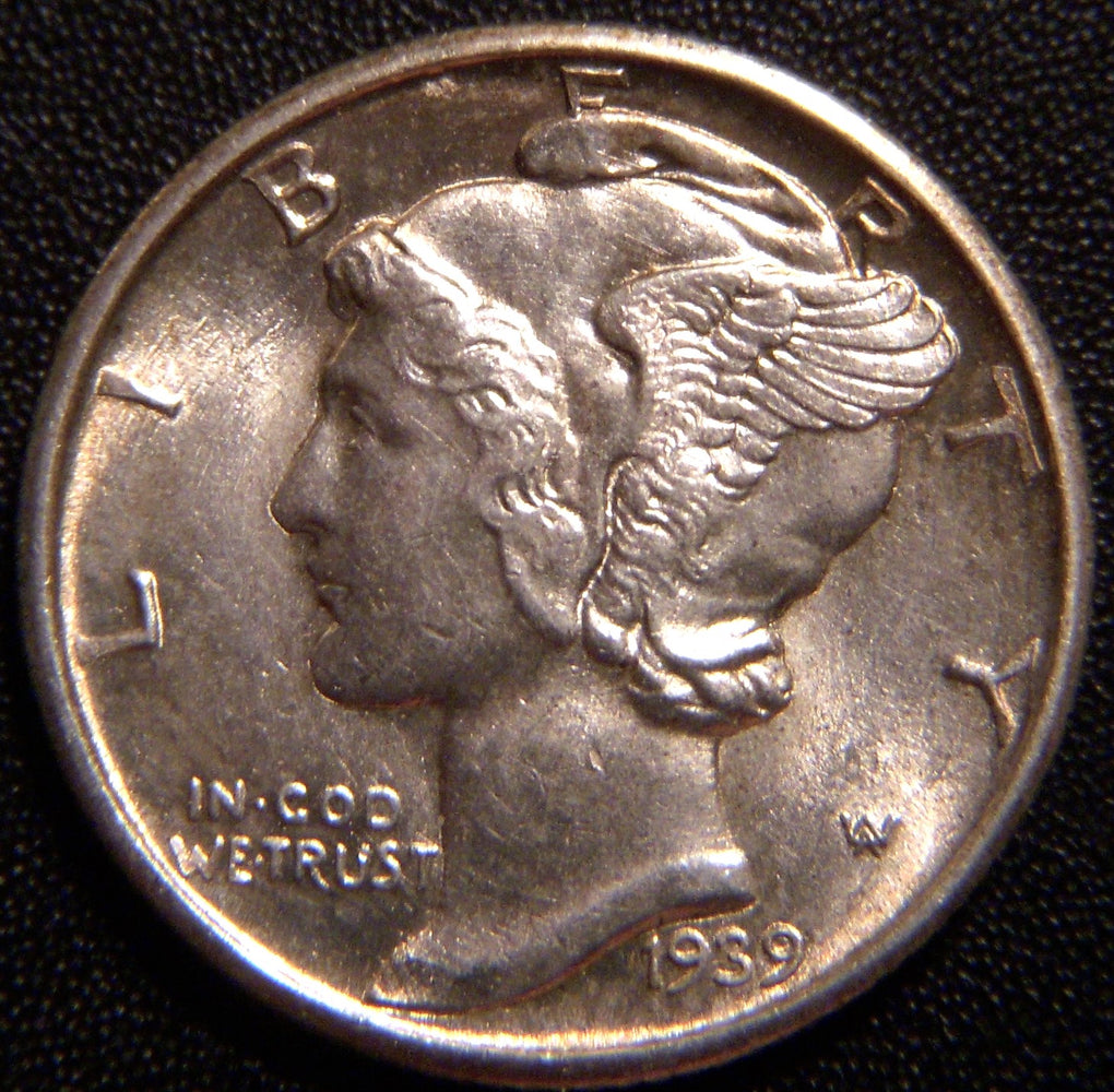 1939-D Mercury Dime - Uncirculated