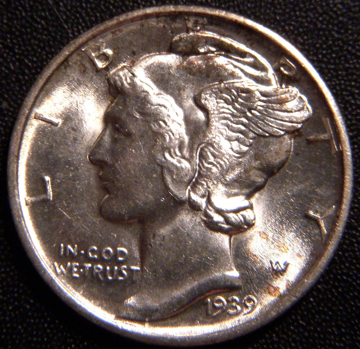 1939-D Mercury Dime - Uncirculated