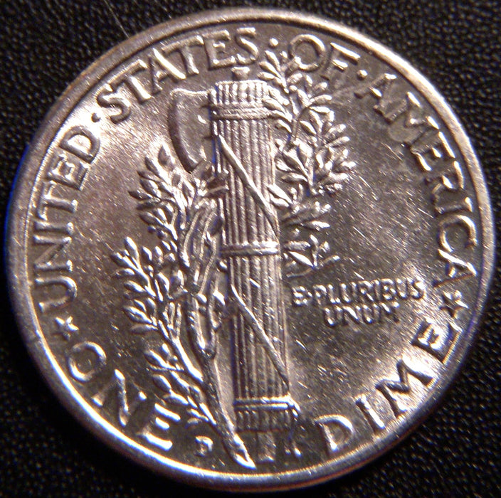 1943-D Mercury Dime - Uncirculated