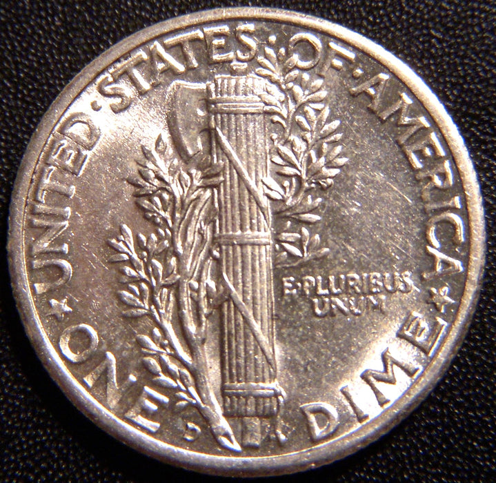 1944-D Mercury Dime - Uncirculated