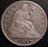 1874 Seated Half Dollar - Very Good