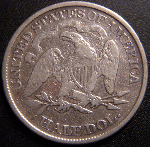 1874 Seated Half Dollar - Very Good