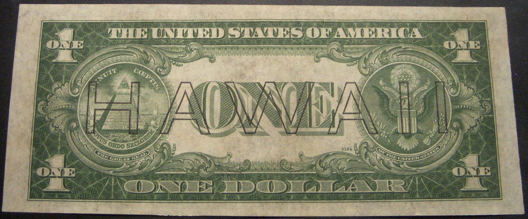 1935A Hawaii $1 Silver Certificate - FR# 2300