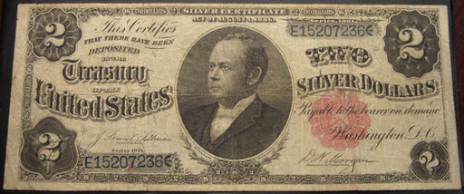 1891 $2 Silver Certificate - FR# 246