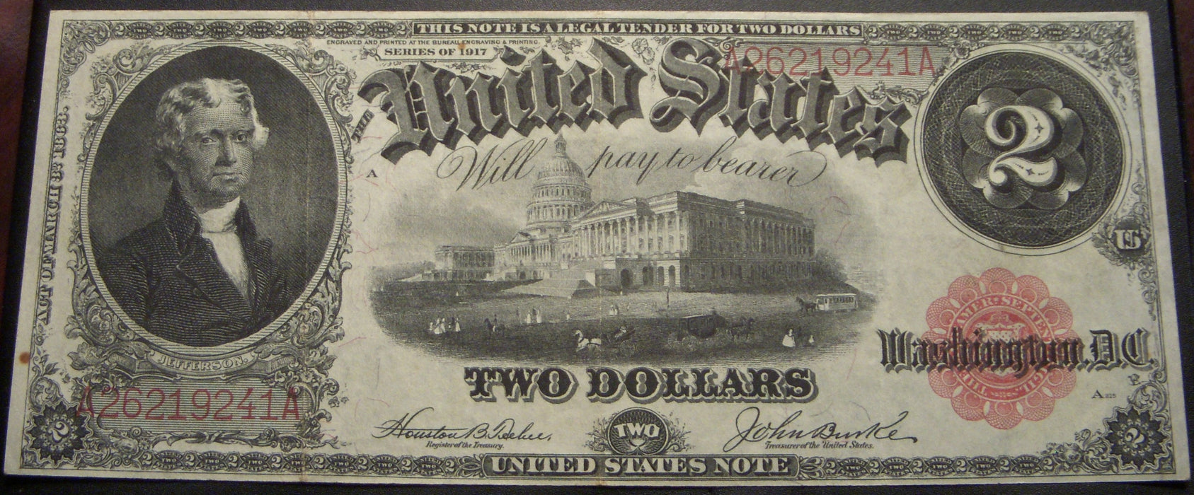 1917 $2 United State Note - FR# 57