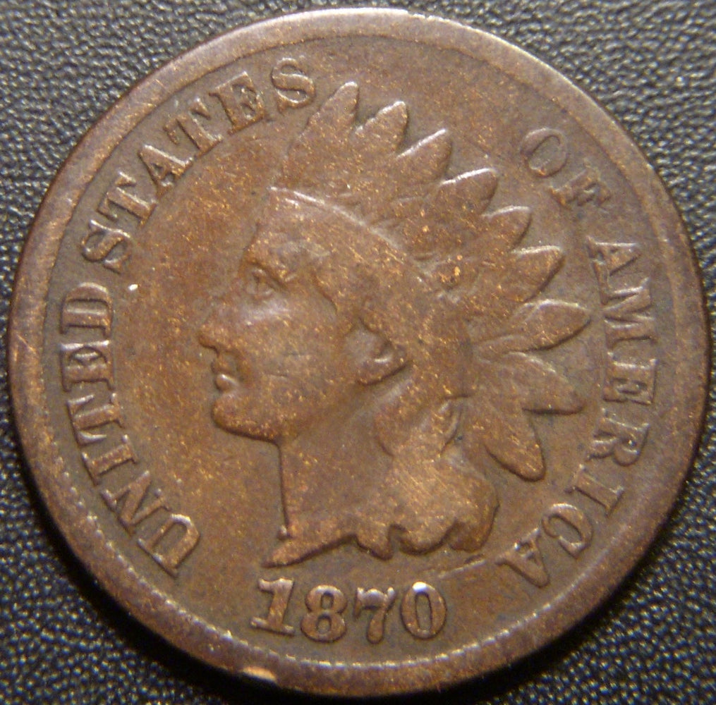 1870 Indian Head Cent - Very Good