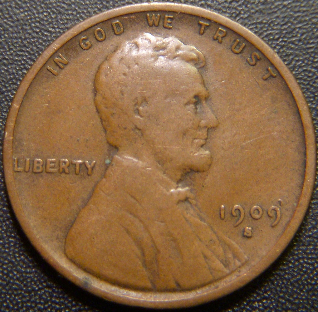 1909-S VDB Lincoln Cent - Fine