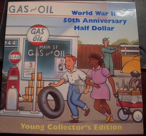 1991-1995-P World War II Uncirculated Half Dollar - Young Collector's Set
