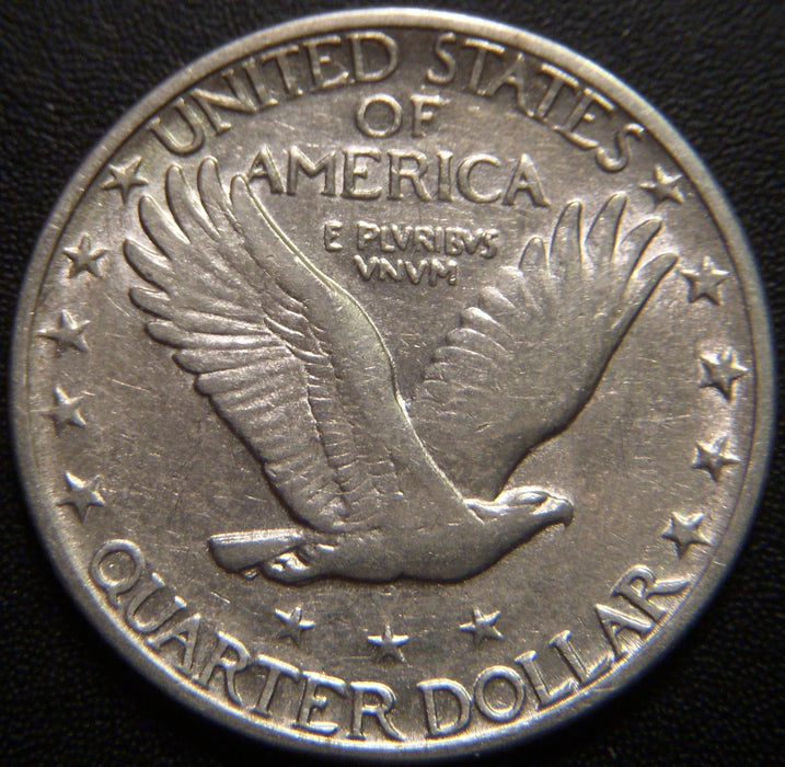 1918-D Standing Quarter - Extra Fine