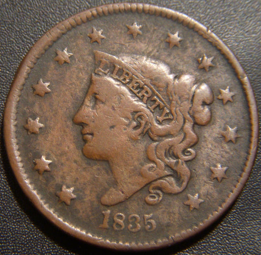 1835 Large Cent - Fine