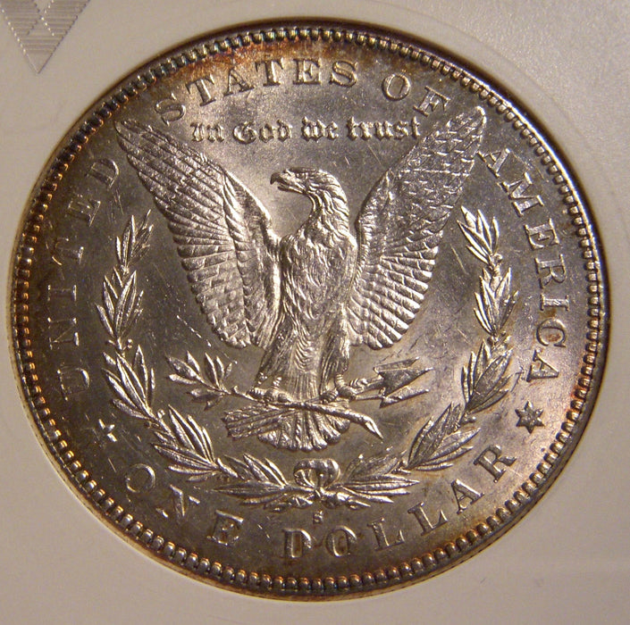 1879-S Morgan Dollar - Rev of 1878 ANACS AU 58