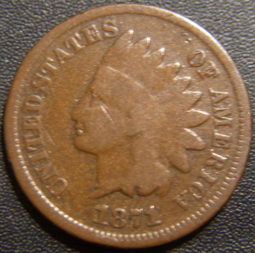 1871 Indian Head Cent - Good