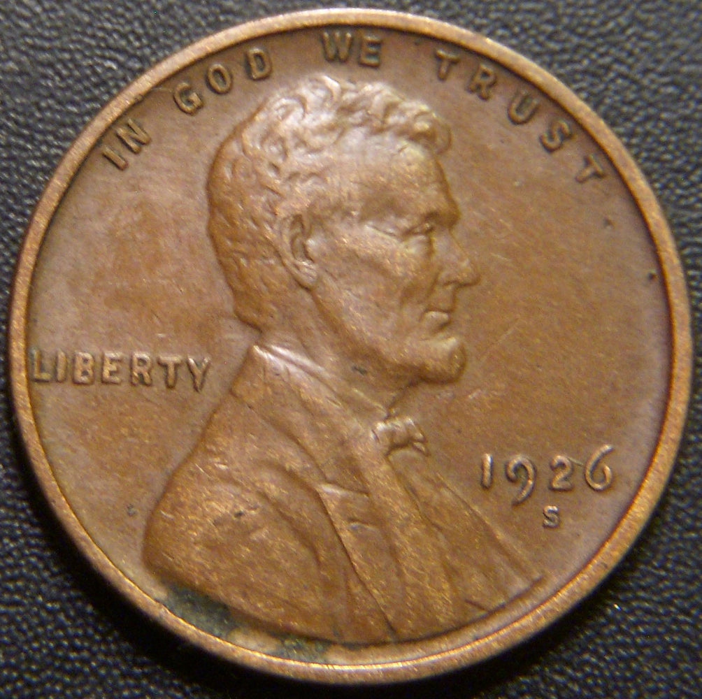 1926-S Lincoln Cent - Extra Fine