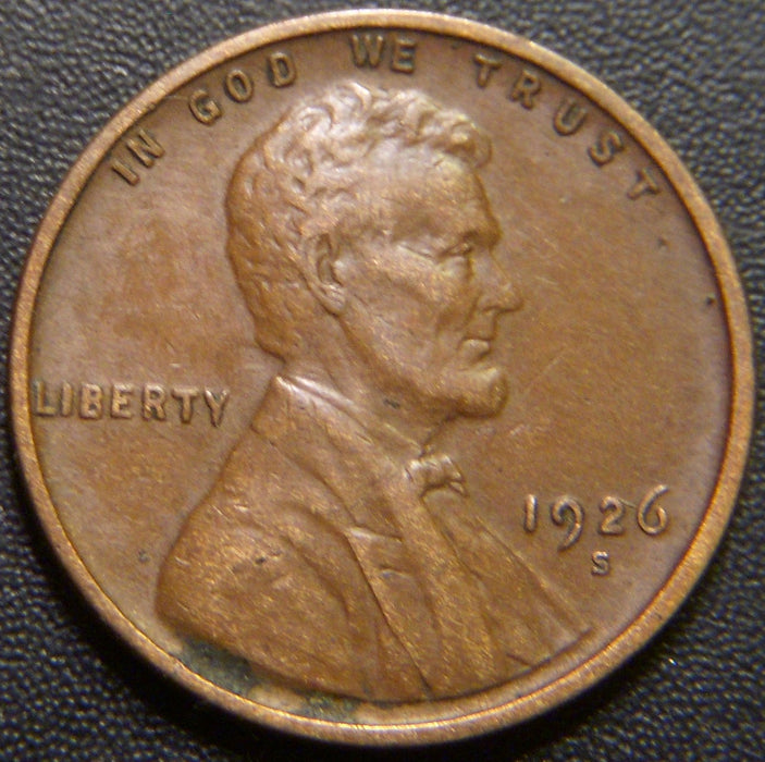 1926-S Lincoln Cent - Extra Fine