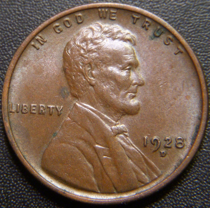 1928-D Lincoln Cent - Extra Fine