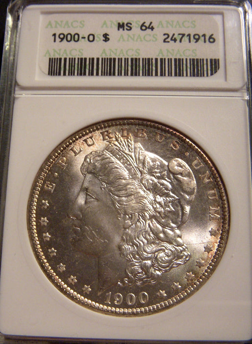 1900-O Morgan Dollar - ANACS MS 64