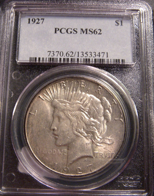 1927 Peace Dollar - MS 62