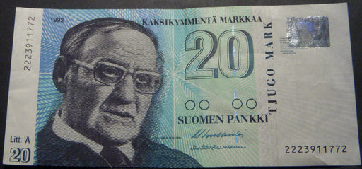 1993 20 Markkaa Note - Finland
