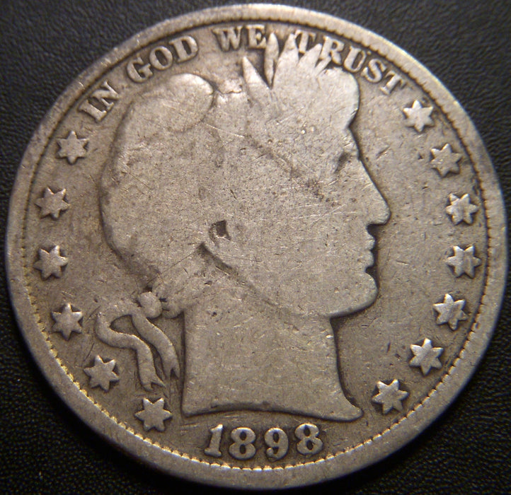 1898 Barber Half Dollar - Good