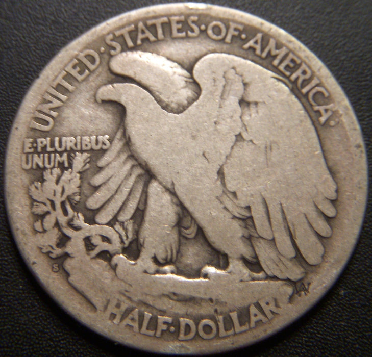 1917-S Reverse Walking Half Dollar - Good