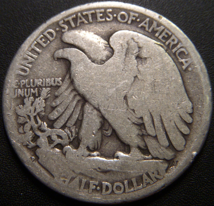 1918-D Walking Half Dollar - Good