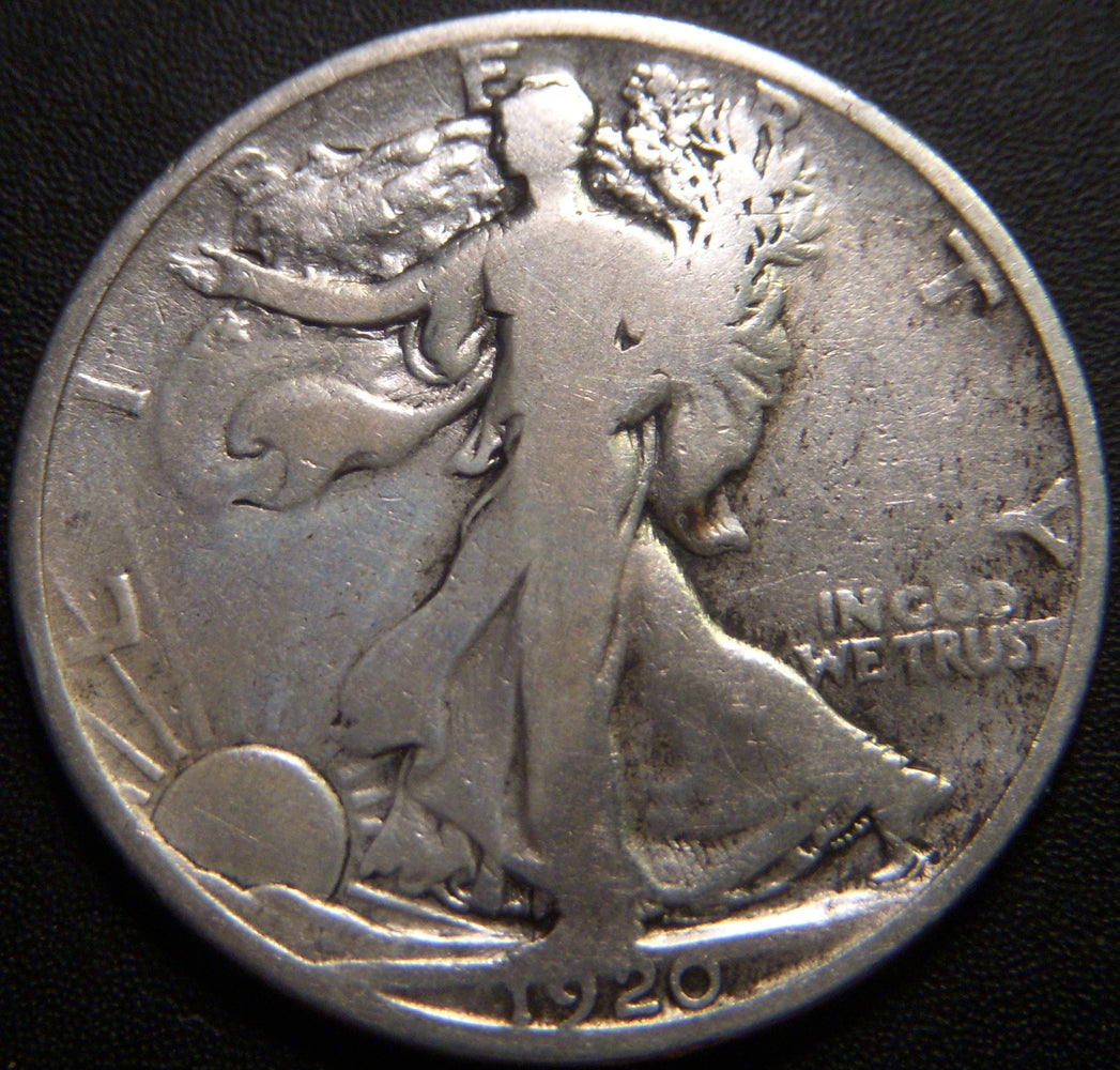 1920-S Walking Half Dollar - Good