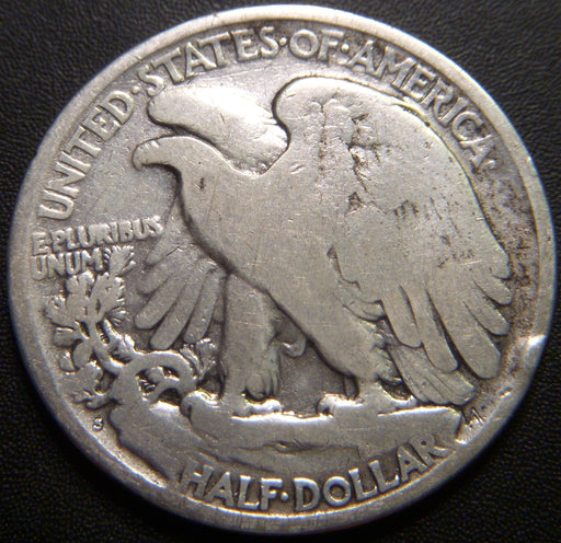 1920-S Walking Half Dollar - Good
