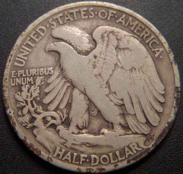 1934 Walking Half Dollar - Very Good