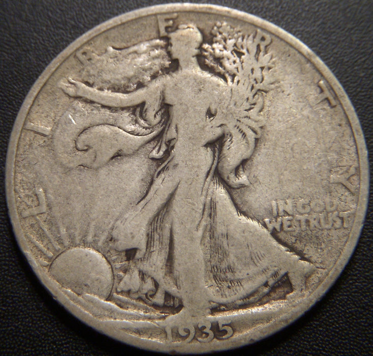 1935-S Walking Half Dollar - Good