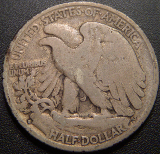 1935-S Walking Half Dollar - Good