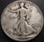 1936-S Walking Half Dollar - Very Good