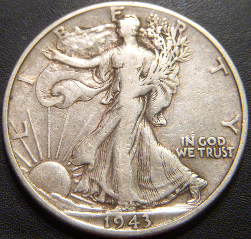 1943-D Walking Half Dollar - Very Fine