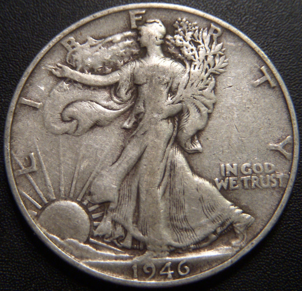 1946-S Walking Half Dollar - Fine