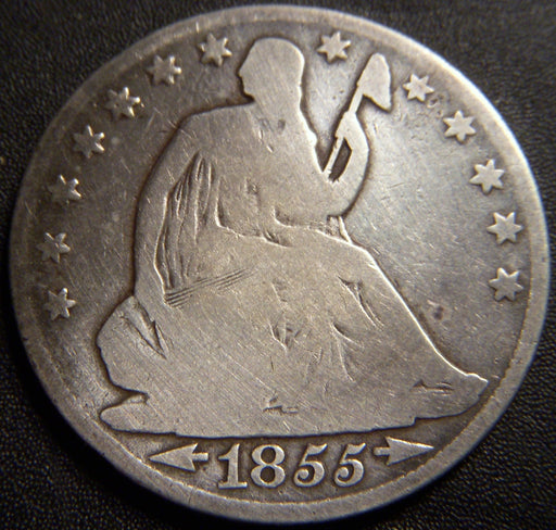 1855-O Seated Half Dollar - Good