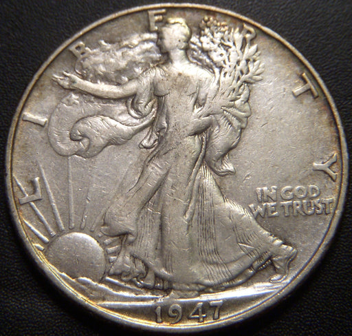 1947 Walking Half Dollar - Very Fine