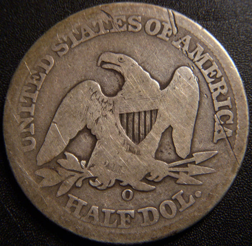 1858-O Seated Half Dollar - About Good