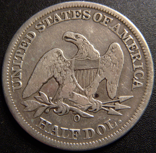 1858-O Seated Half Dollar - Very Good